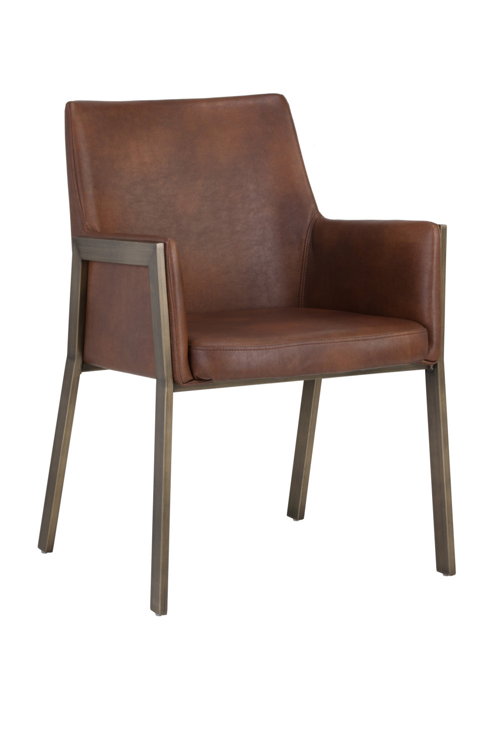 Leather Look Dining Armchair by Splendido Bernadette Dining Chair, alternate view 3