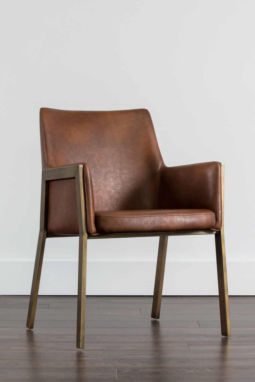 Leather Look Dining Armchair by Splendido Bernadette Dining Chair, alternate view 6