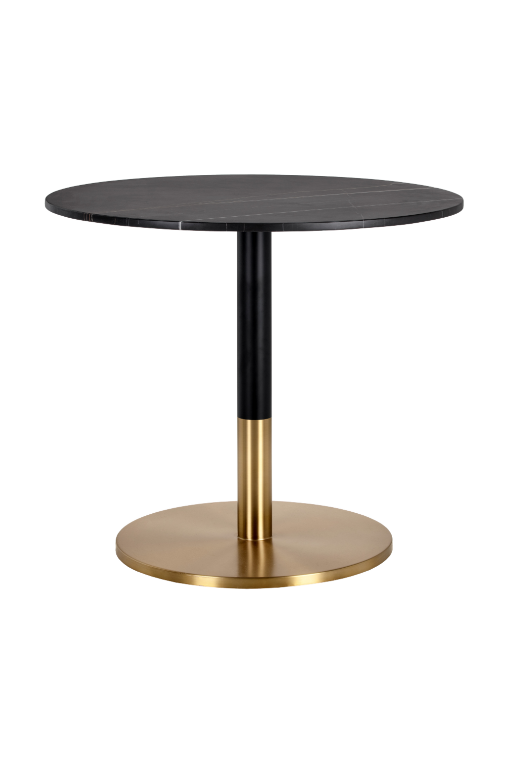 Round Black Marble Bistro Table by Splendido Massie Dining Table