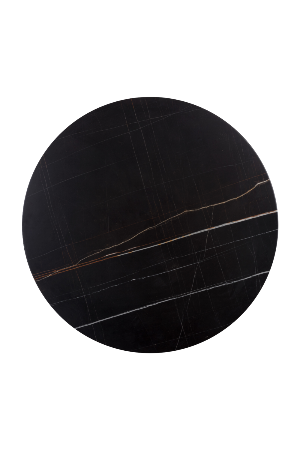 Round Black Marble Bistro Table by Splendido Massie Dining Table, alternate view 4