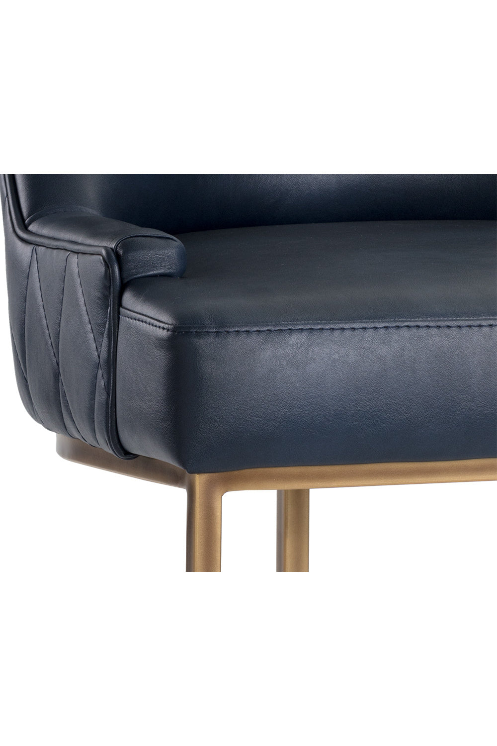 Bronze Cantilever Leather Dining Chairs (2) by Splendido Florence, alternate view 16