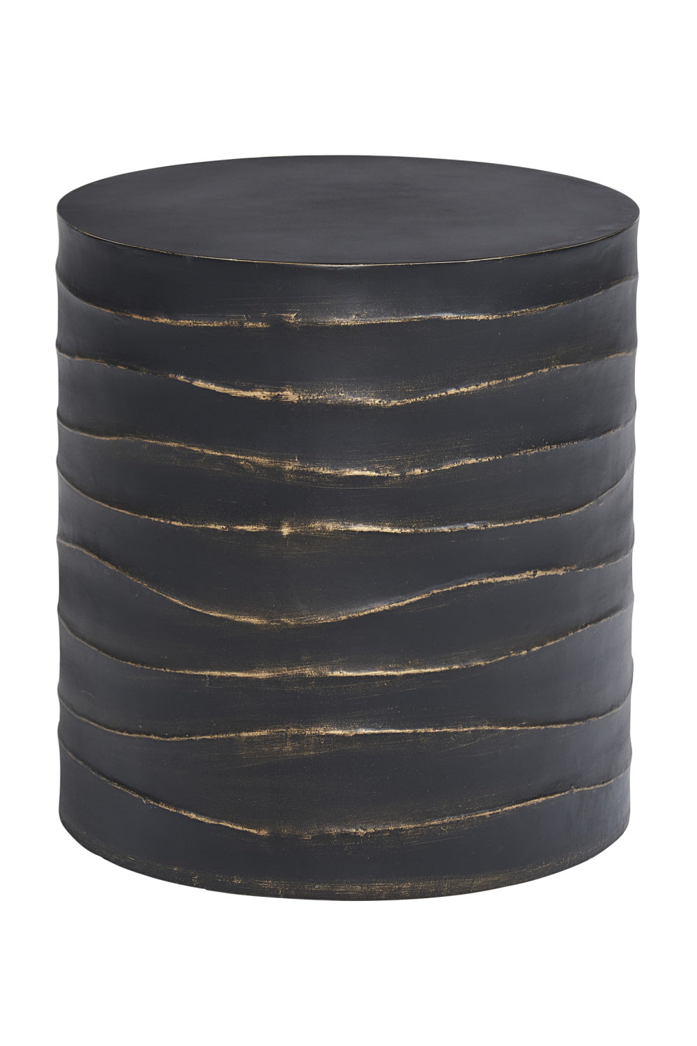 Black Cylindrical End Table by Splendido Corey Side Table