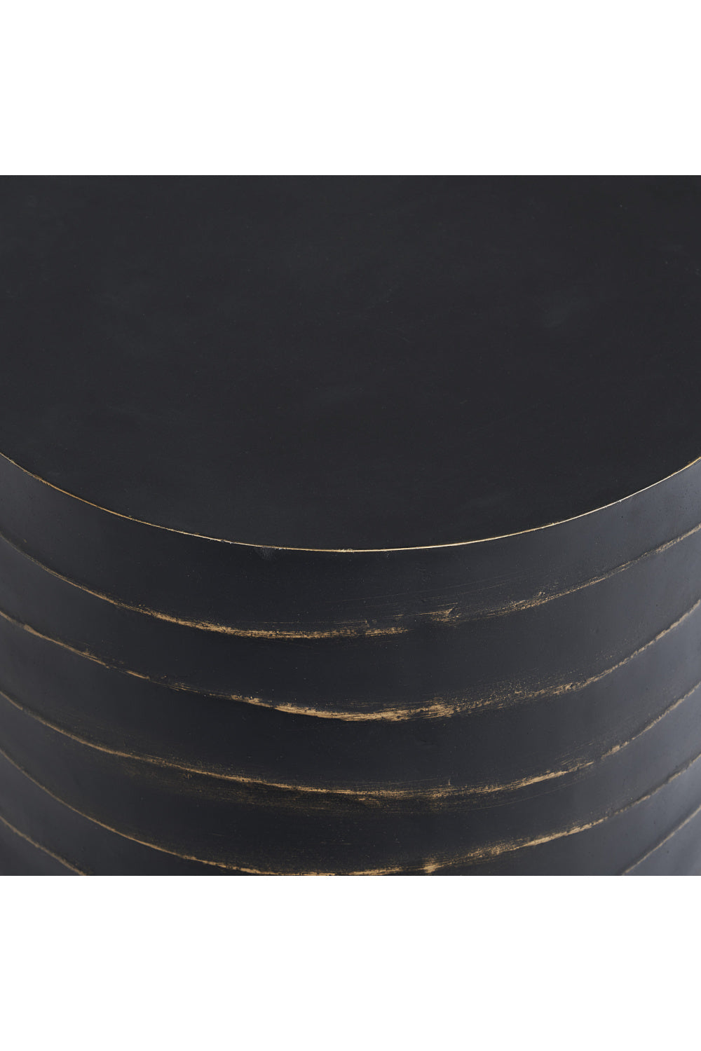 Black Cylindrical End Table by Splendido Corey Side Table, alternate view 4