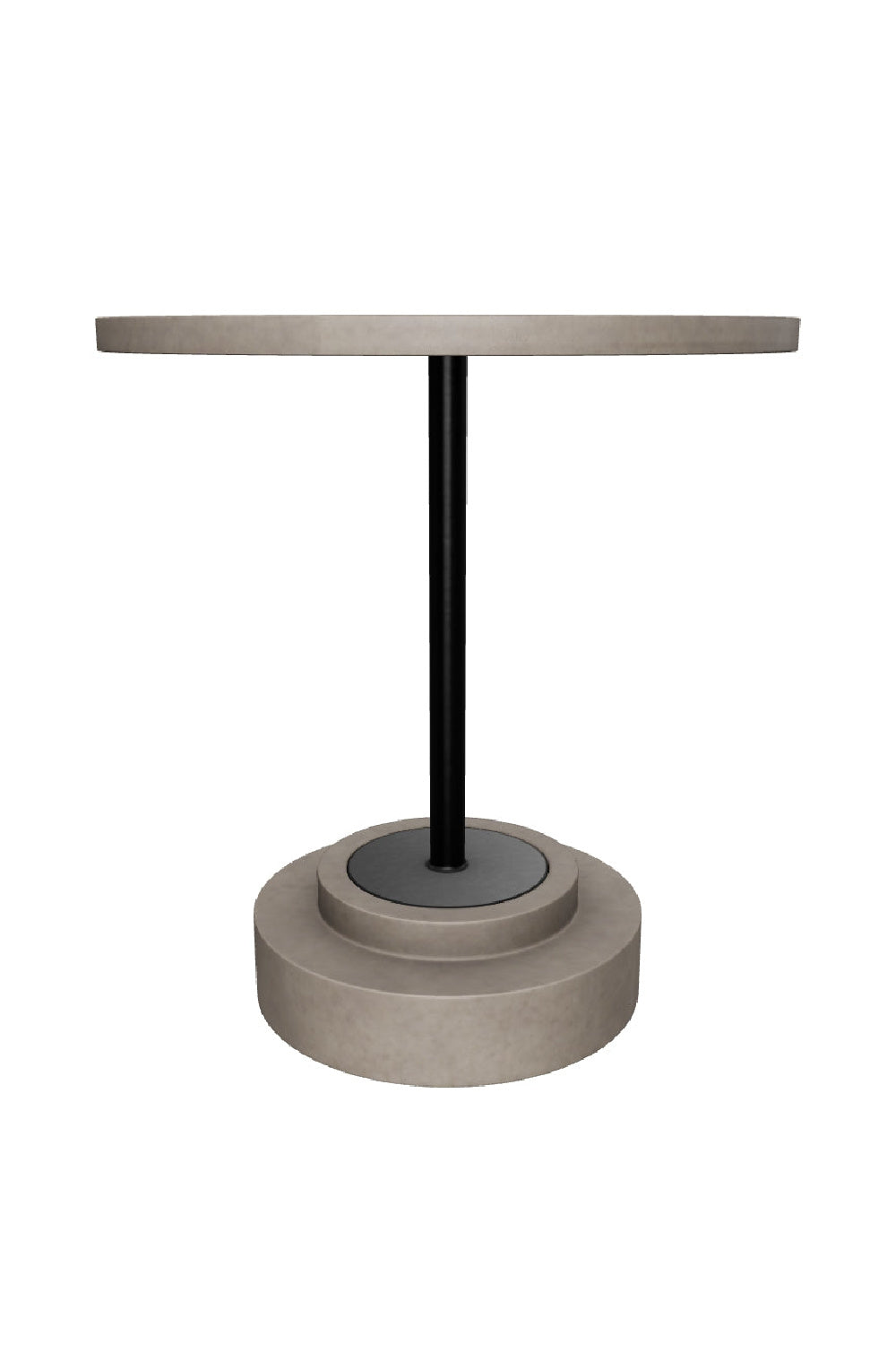 Round Indoor/Outdoor Concrete Bistro Table by Splendido Marlowe Outdoor Dining Table, alternate view 9