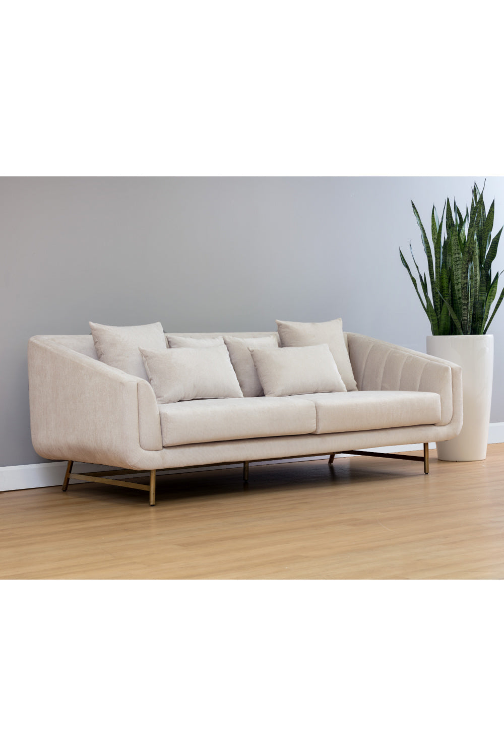 Channeled-Back 6-Cushion Sofa by Splendido Veera, alternate view 6