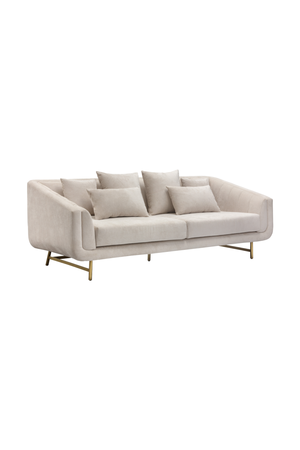 Channeled-Back 6-Cushion Sofa by Splendido Veera, alternate view 3