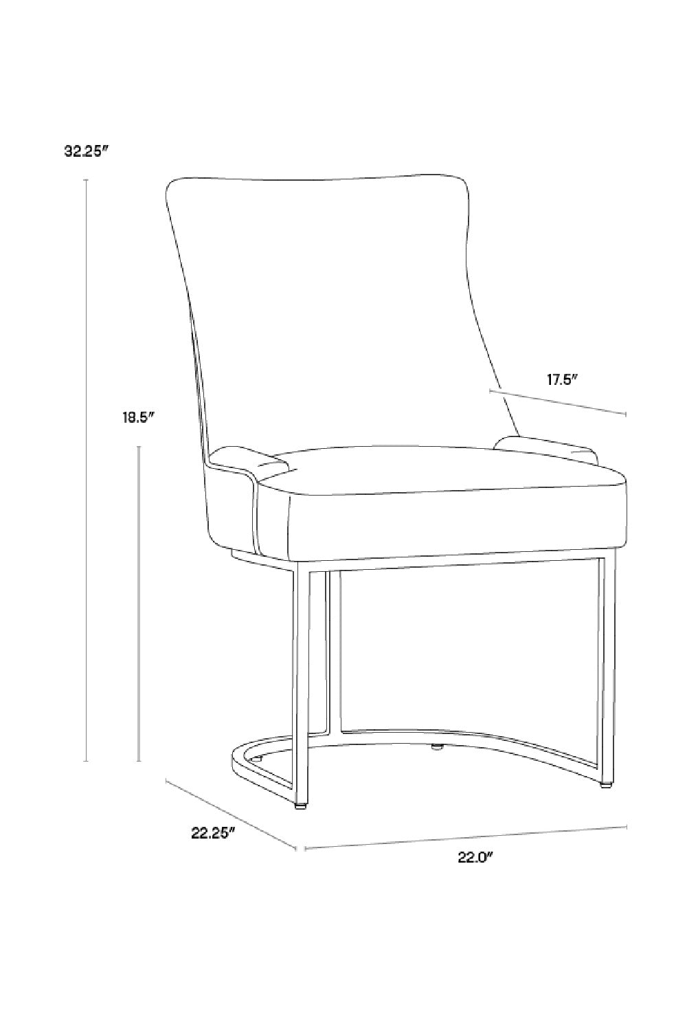 Bronze Cantilever Leather Dining Chairs (2) by Splendido Florence, alternate view 11