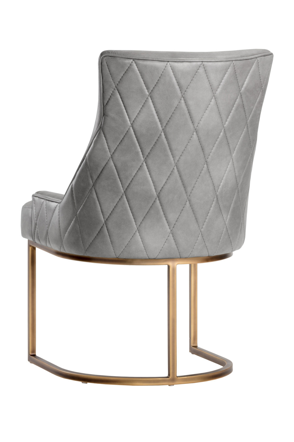 Bronze Cantilever Leather Dining Chairs (2) by Splendido Florence, alternate view 4