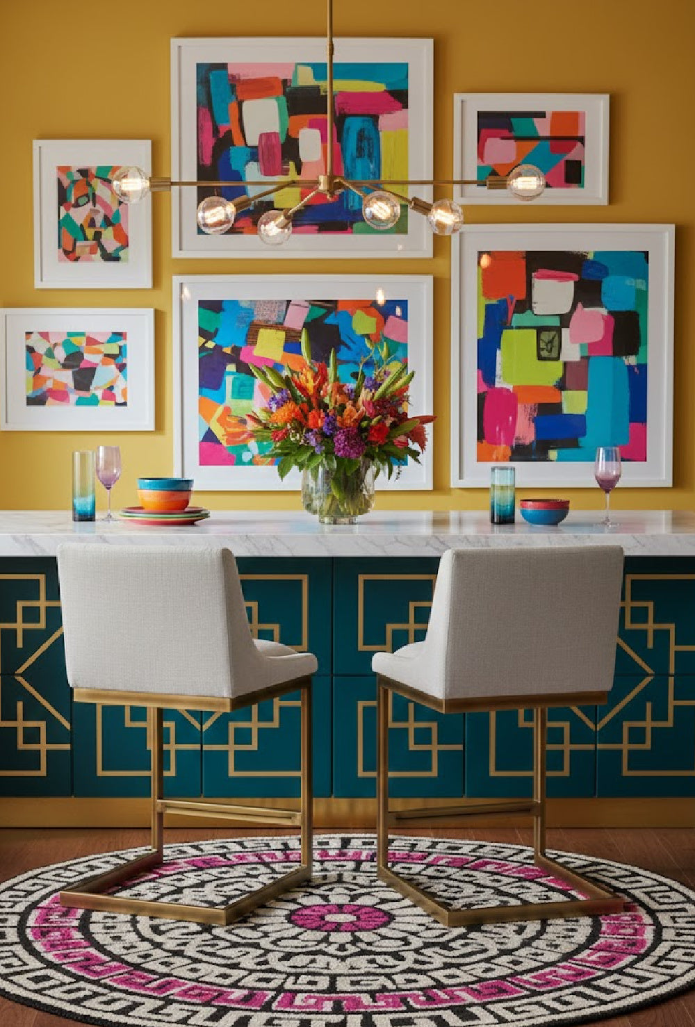 Elegant Open‑Frame Counter Stool by Splendido Holly, alternate view 2