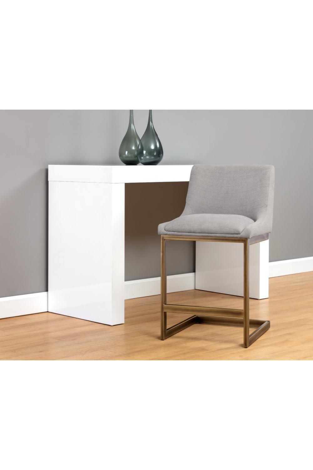 Modern European furniture - Elegant Open‑Frame Counter Stool - www.oroa.com
