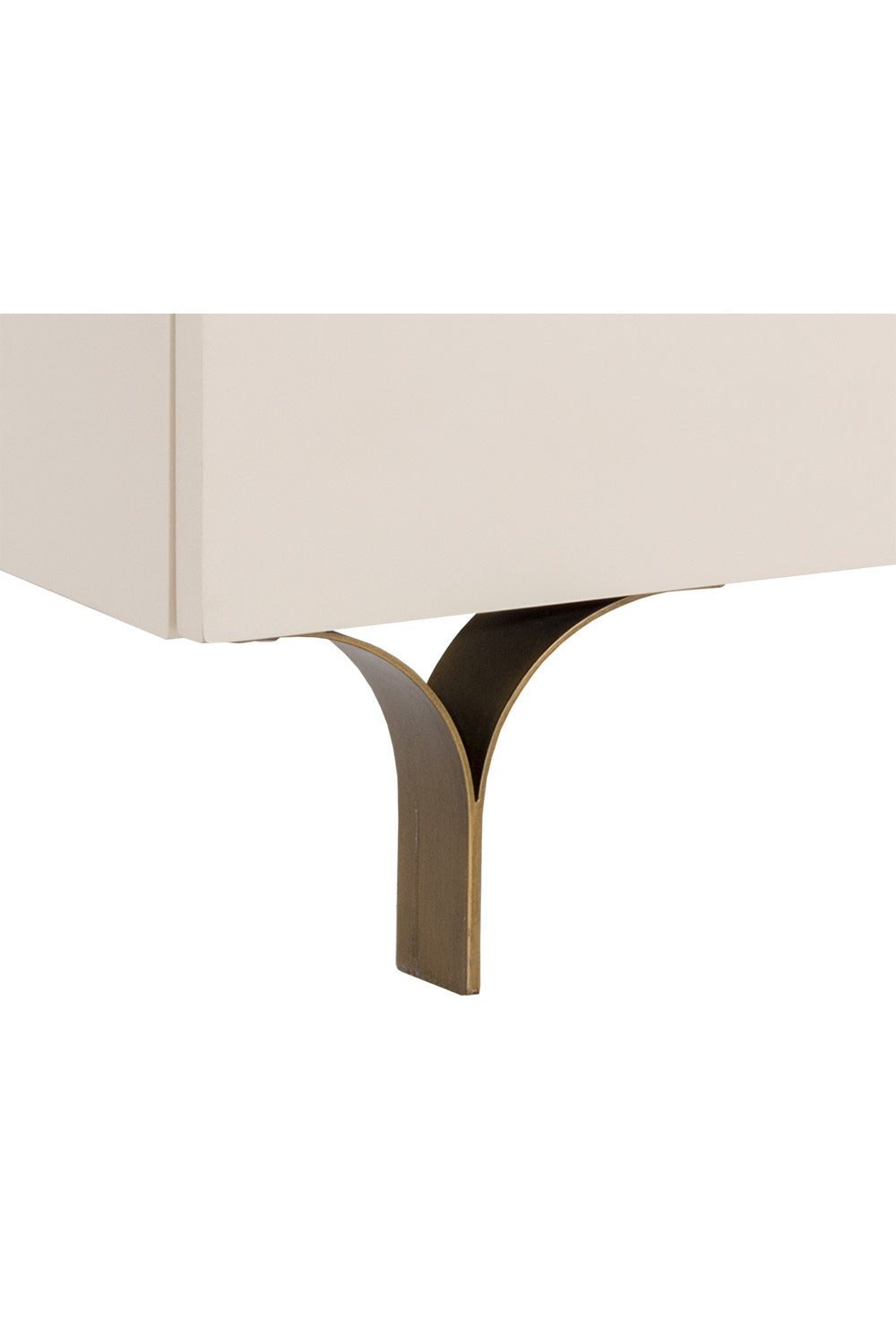 Cream Rubberwood 3-Drawer Dresser by Splendido Celine, alternate view 7