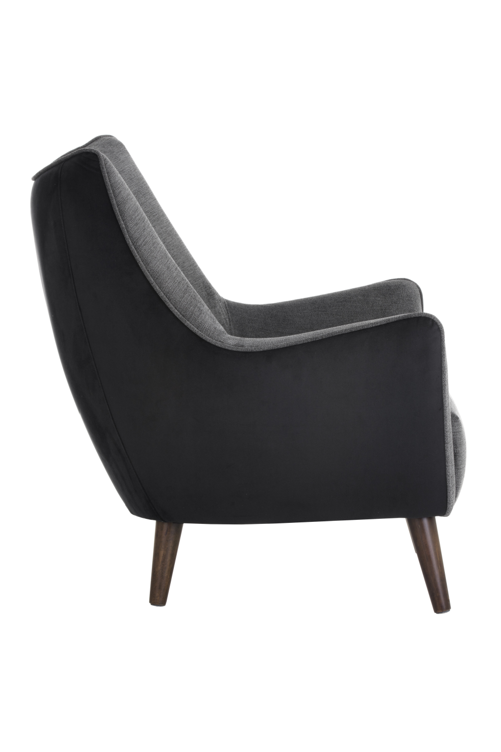 Mid-Century Gray Lounge Chair by Splendido Sorrel Accent Chair, alternate view 4