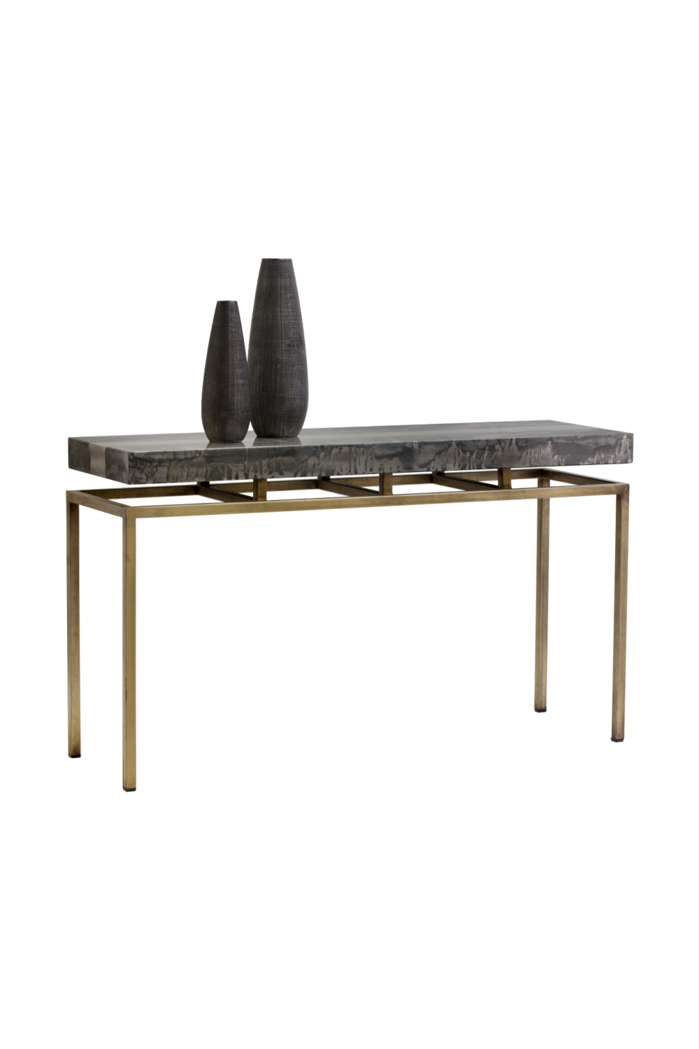 Modern European furniture - Gray Iron Console Table - www.oroa.com