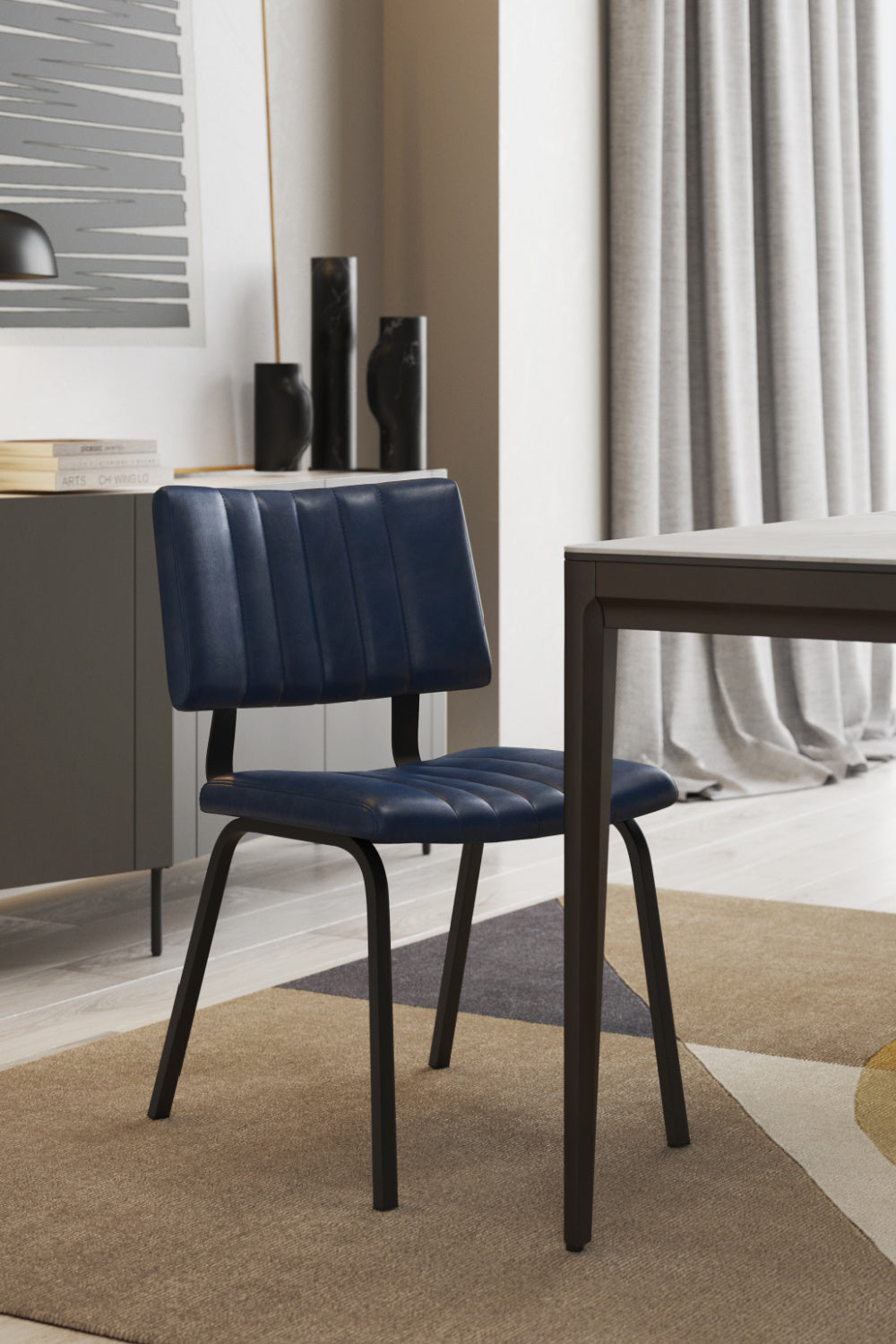 Leather Look Industrial Dining Chairs (2) by Splendido Berkley, alternate view 11