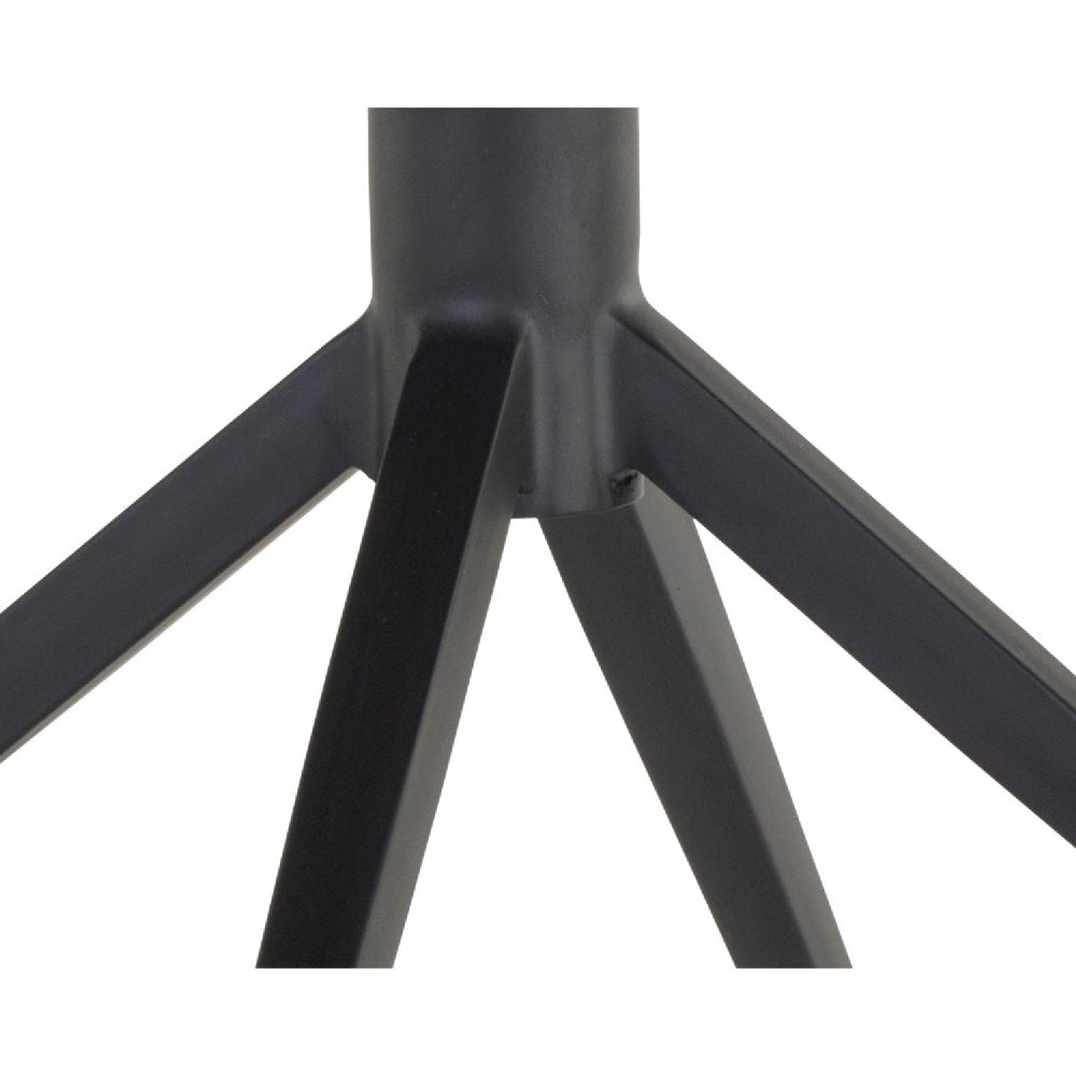 Black Leather Swivel Dining Chair by Splendido Cassius, alternate view 8