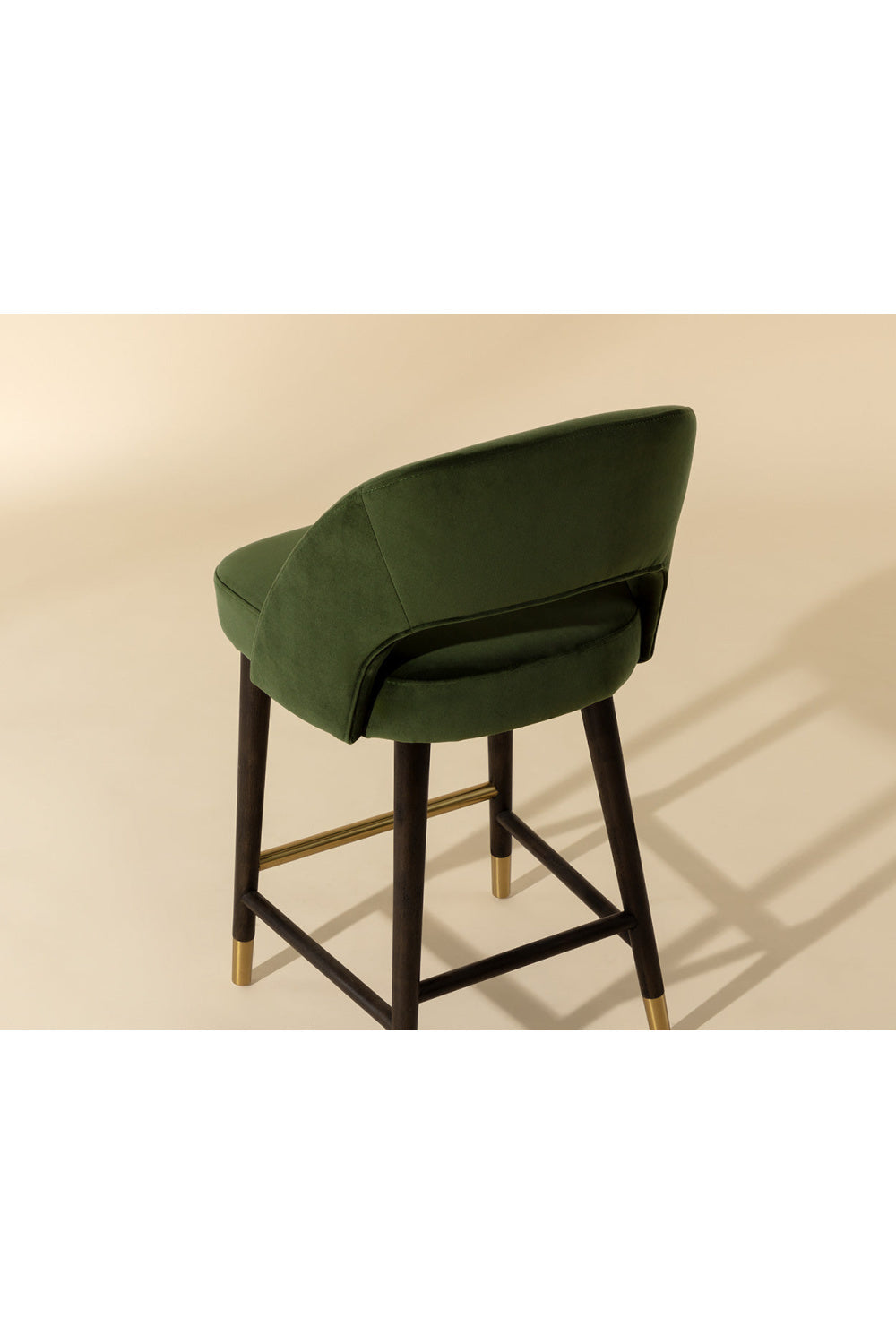Green Cutout-Back Counter Stool by Splendido Monae, alternate view 10