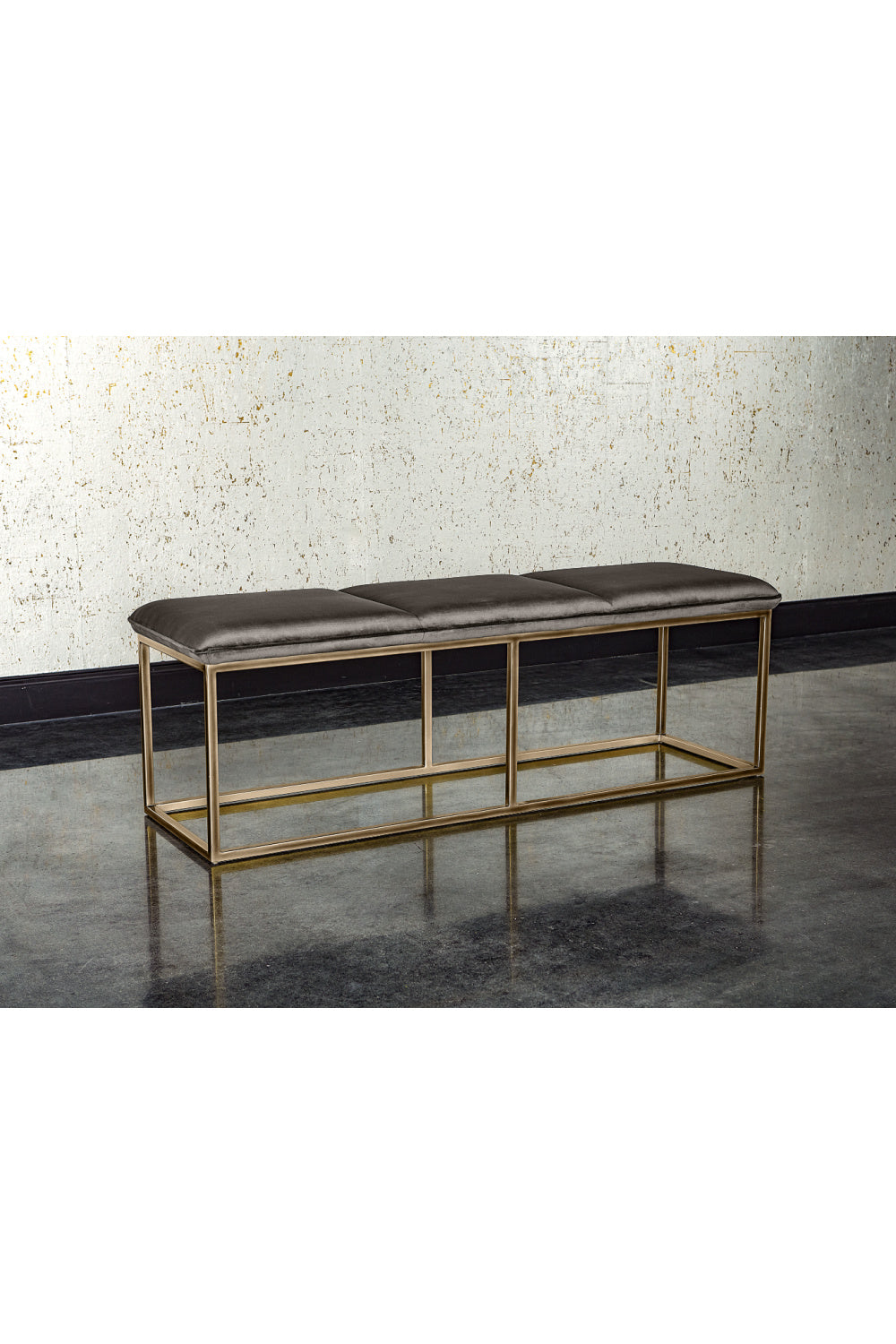 Rustic Bronze Frame Bench by Splendido Alley, alternate view 6