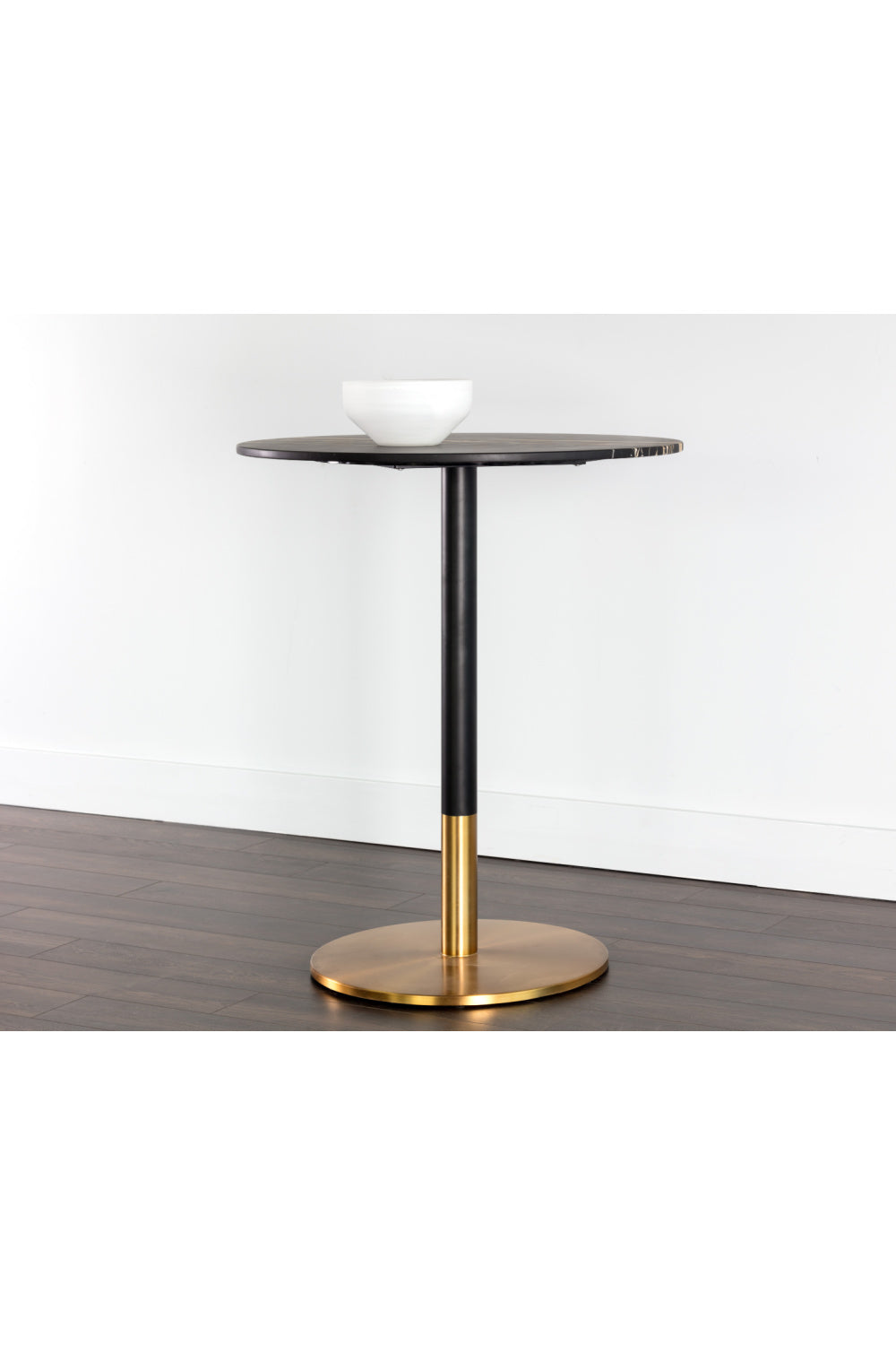 Black Marble Bar Table by Splendido Massie Dining Table, alternate view 6