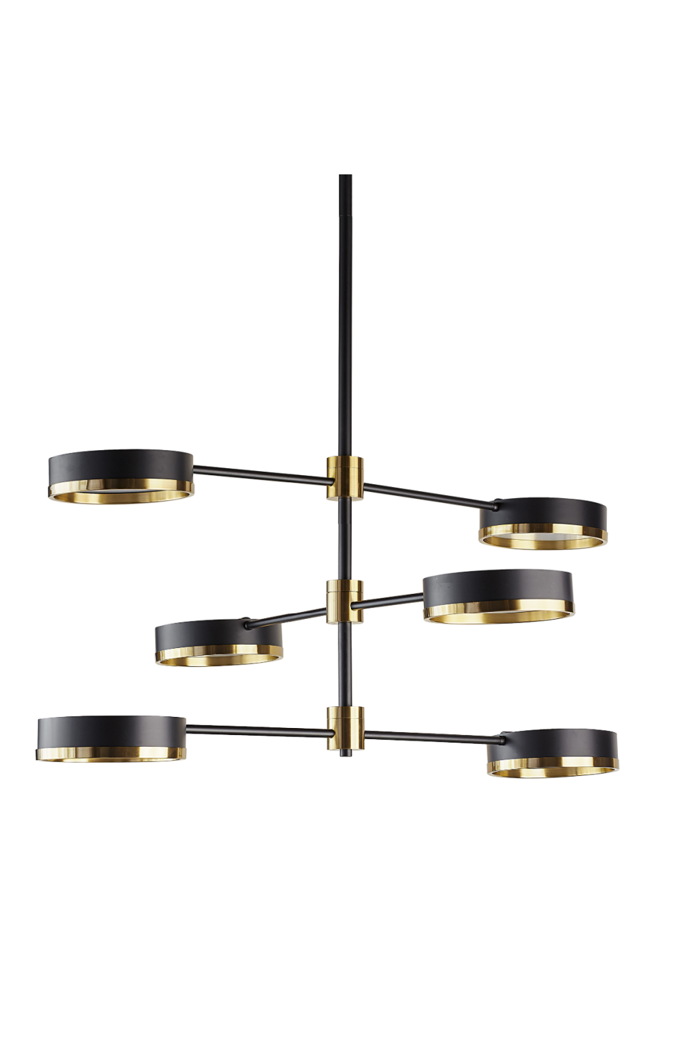 Adjustable Arm 6-Light Chandelier by Splendido Oralee, alternate view 3