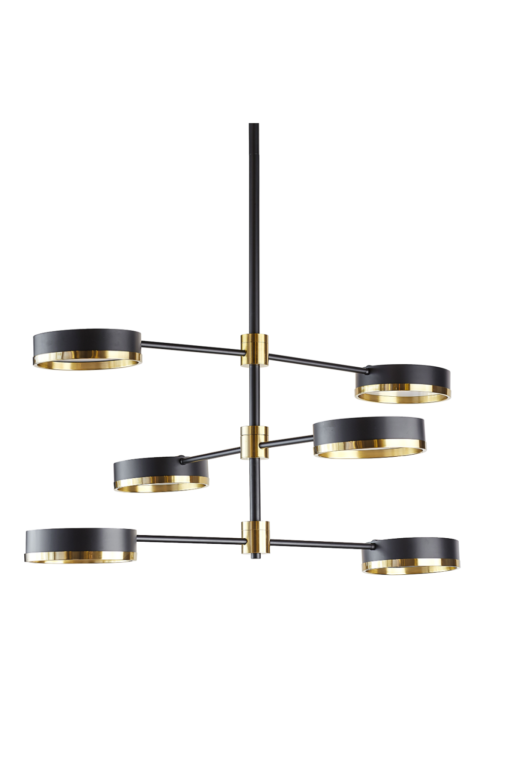 Adjustable Arm 6-Light Chandelier by Splendido Oralee, alternate view 4