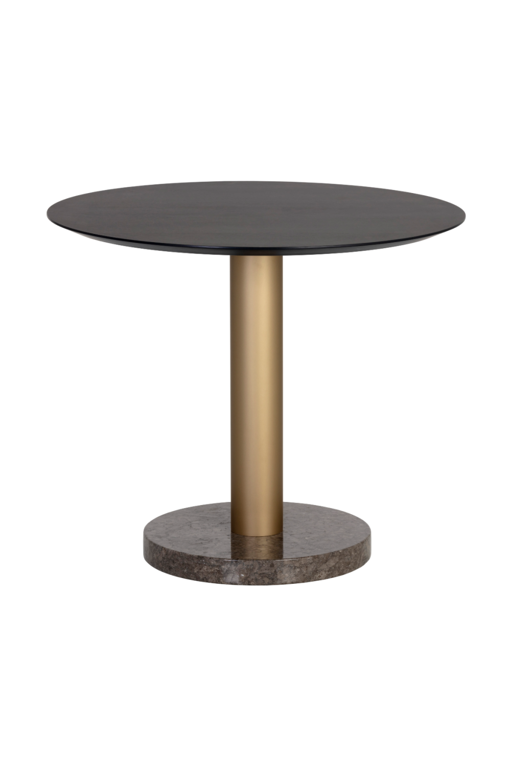 Round Gray Marble Bistro Table by Splendido Monaco Dining Table