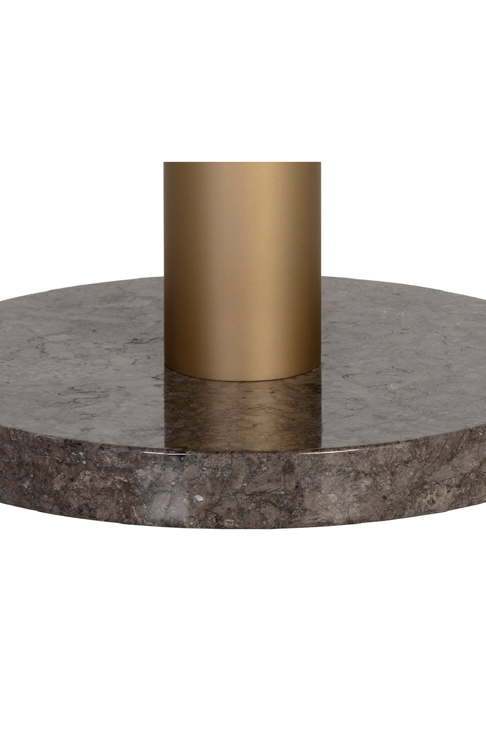 Round Gray Marble Bistro Table by Splendido Monaco Dining Table, alternate view 5