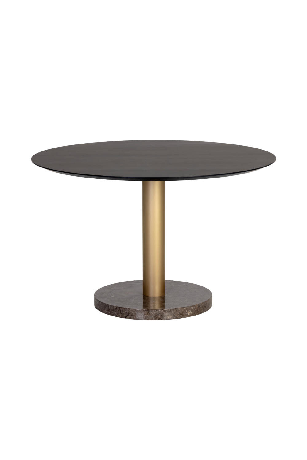 Black Oak Round Dining Table | Splendido Monaco | Oroa.com