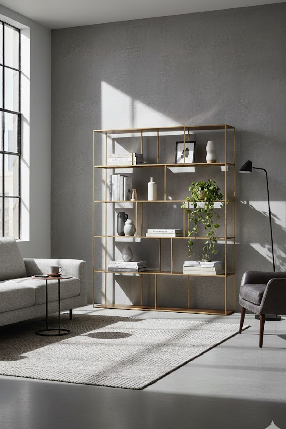 Modern Open Shelving Bookcase by Splendido Eiffel, alternate view 14