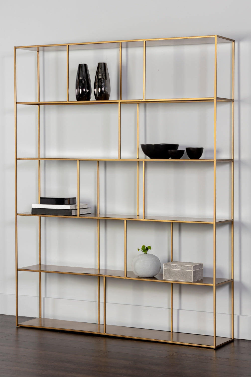 Modern Open Shelving Bookcase by Splendido Eiffel, alternate view 17