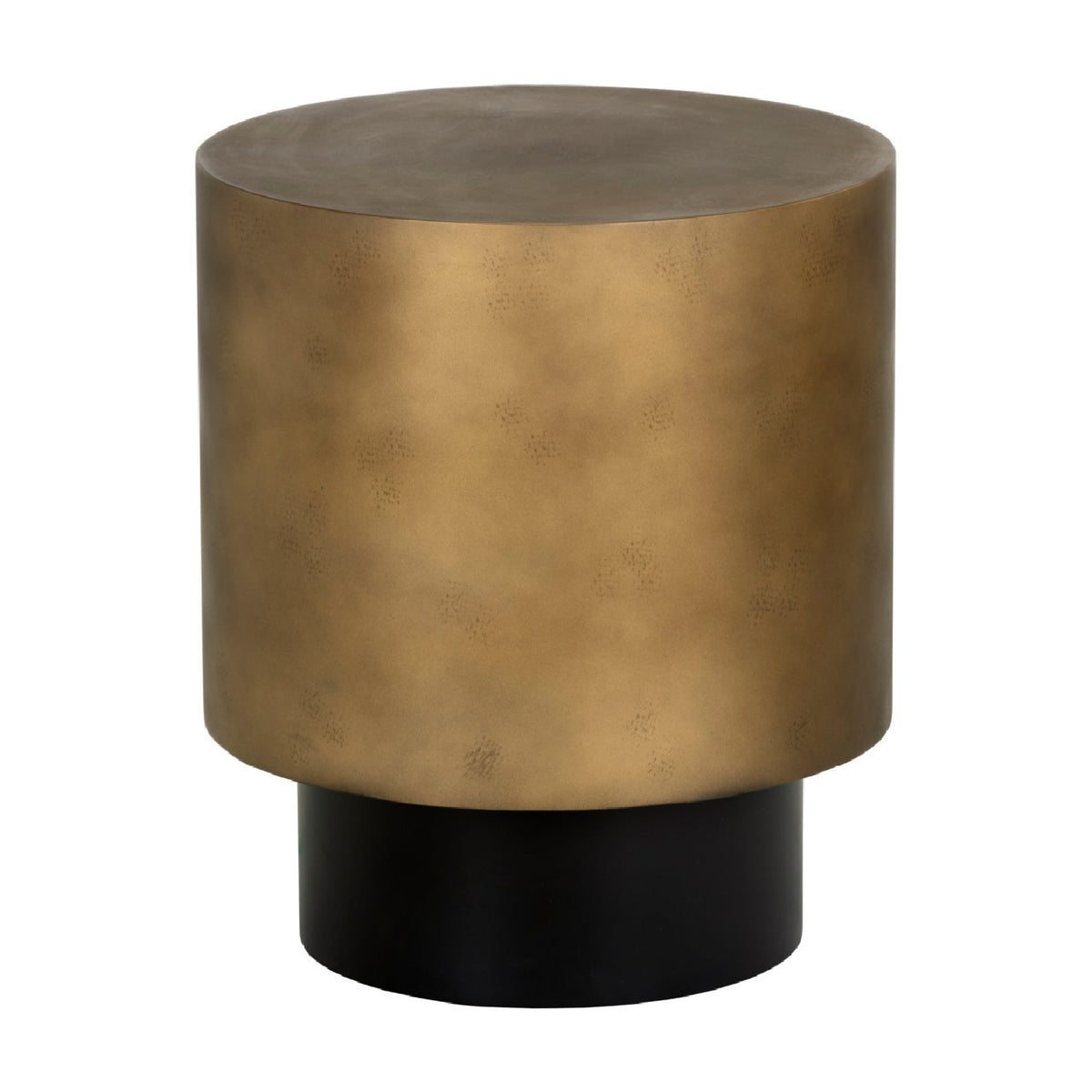 Antique Brass Round End Table | Splendido Bernaby