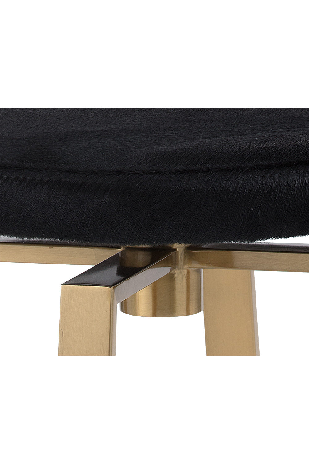 Gold-Base Swivel Counter Stool by Splendido Hendrix Accent Stool, alternate view 3