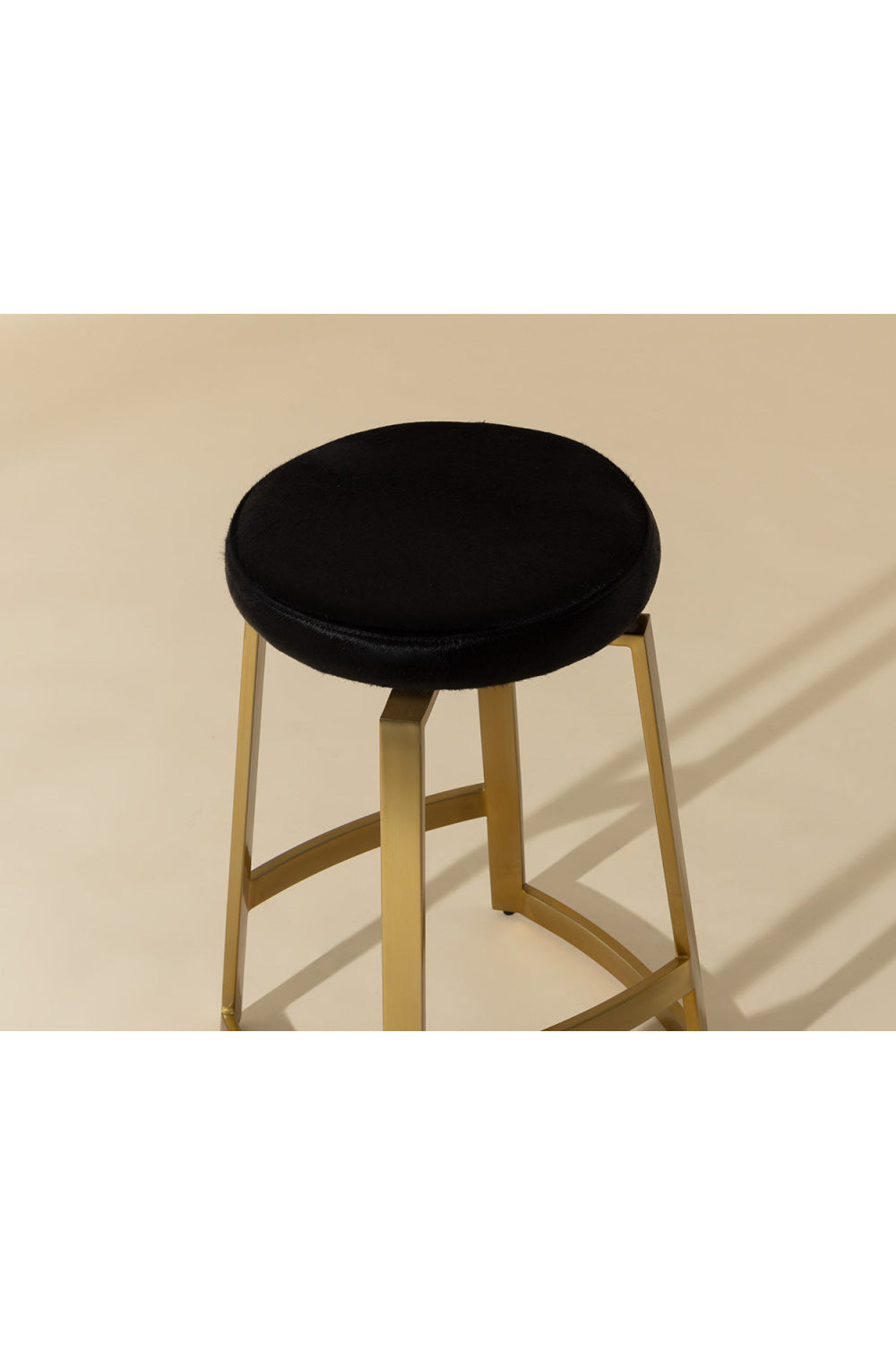 Gold-Base Swivel Counter Stool by Splendido Hendrix Accent Stool, alternate view 6