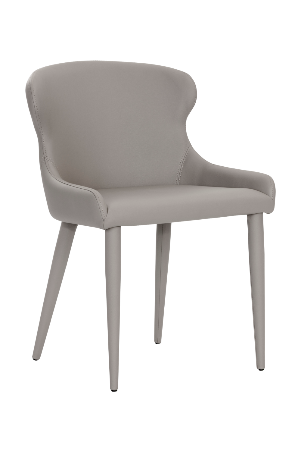 Taupe Leather Dining Chairs (2) by Splendido Evora