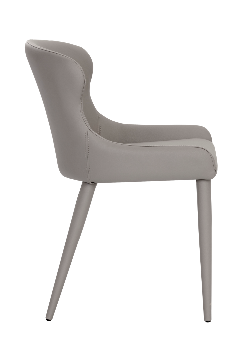 Taupe Leather Dining Chairs (2) by Splendido Evora, alternate view 3