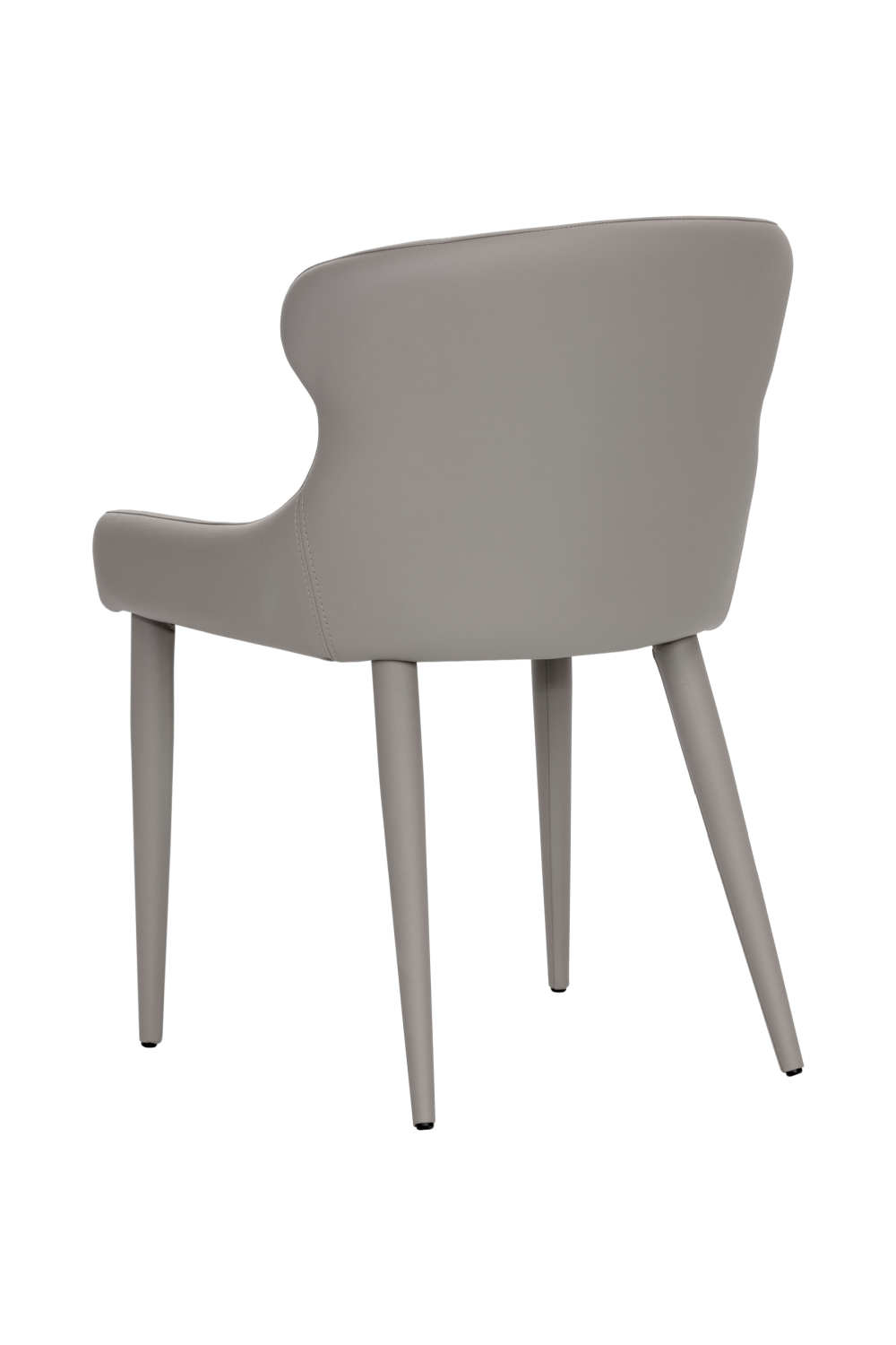 Taupe Leather Dining Chairs (2) by Splendido Evora, alternate view 4