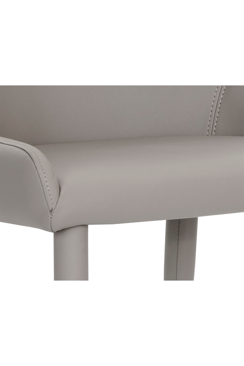 Taupe Leather Dining Chairs (2) by Splendido Evora, alternate view 7