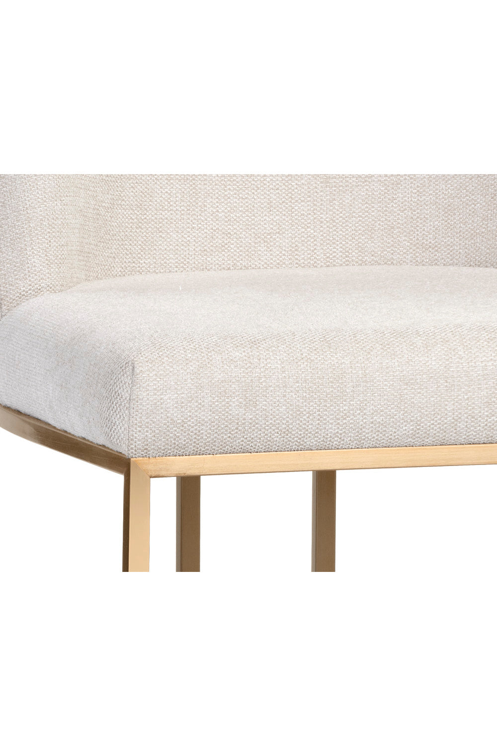 Cream Cantilevered Dining Chairs (2) by Splendido Rayla, alternate view 6
