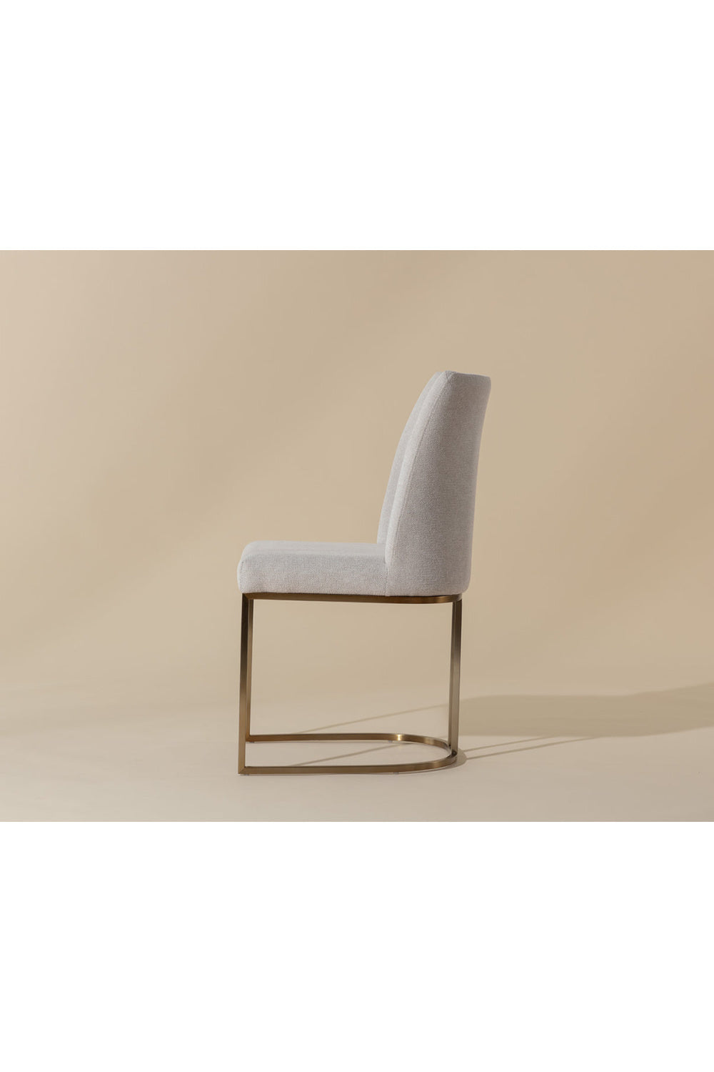 Cream Cantilevered Dining Chairs (2) by Splendido Rayla, alternate view 9