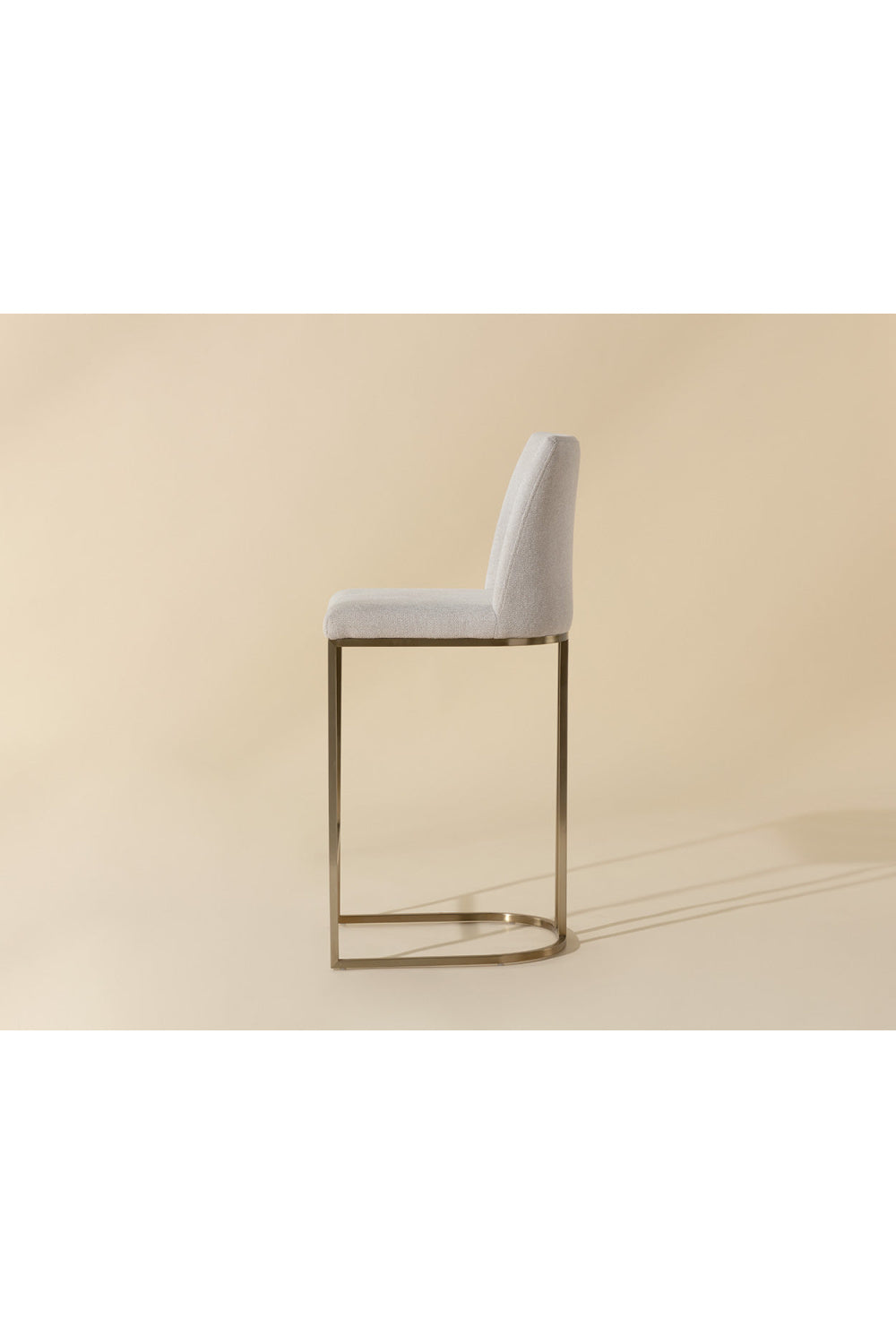 Modern European furniture - Cantilevered Fabric Counter Stool - www.oroa.com