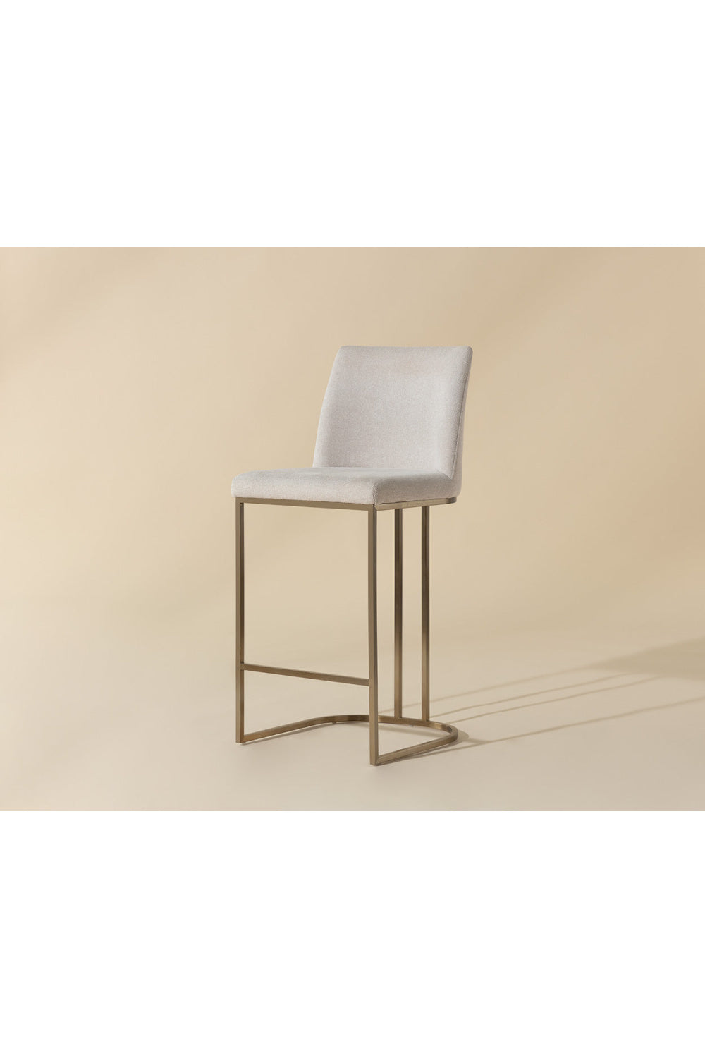 Modern European furniture - Cantilevered Fabric Counter Stool - www.oroa.com