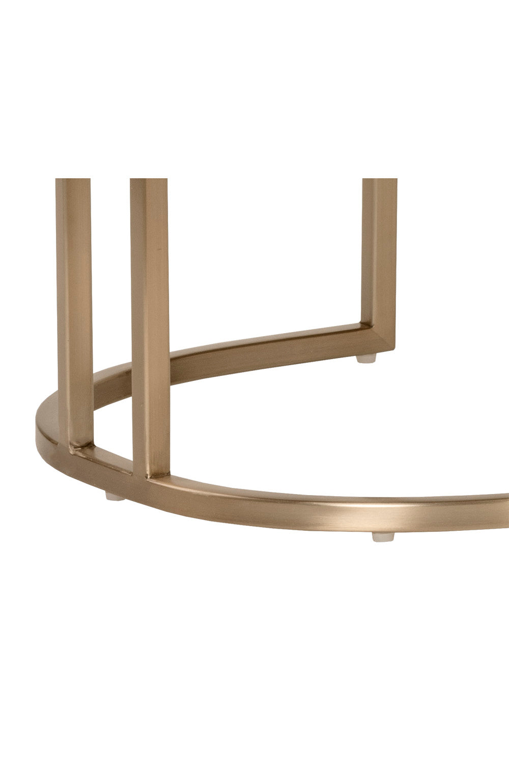 Oval Cream Fabric Bench by Splendido Rayla, alternate view 4