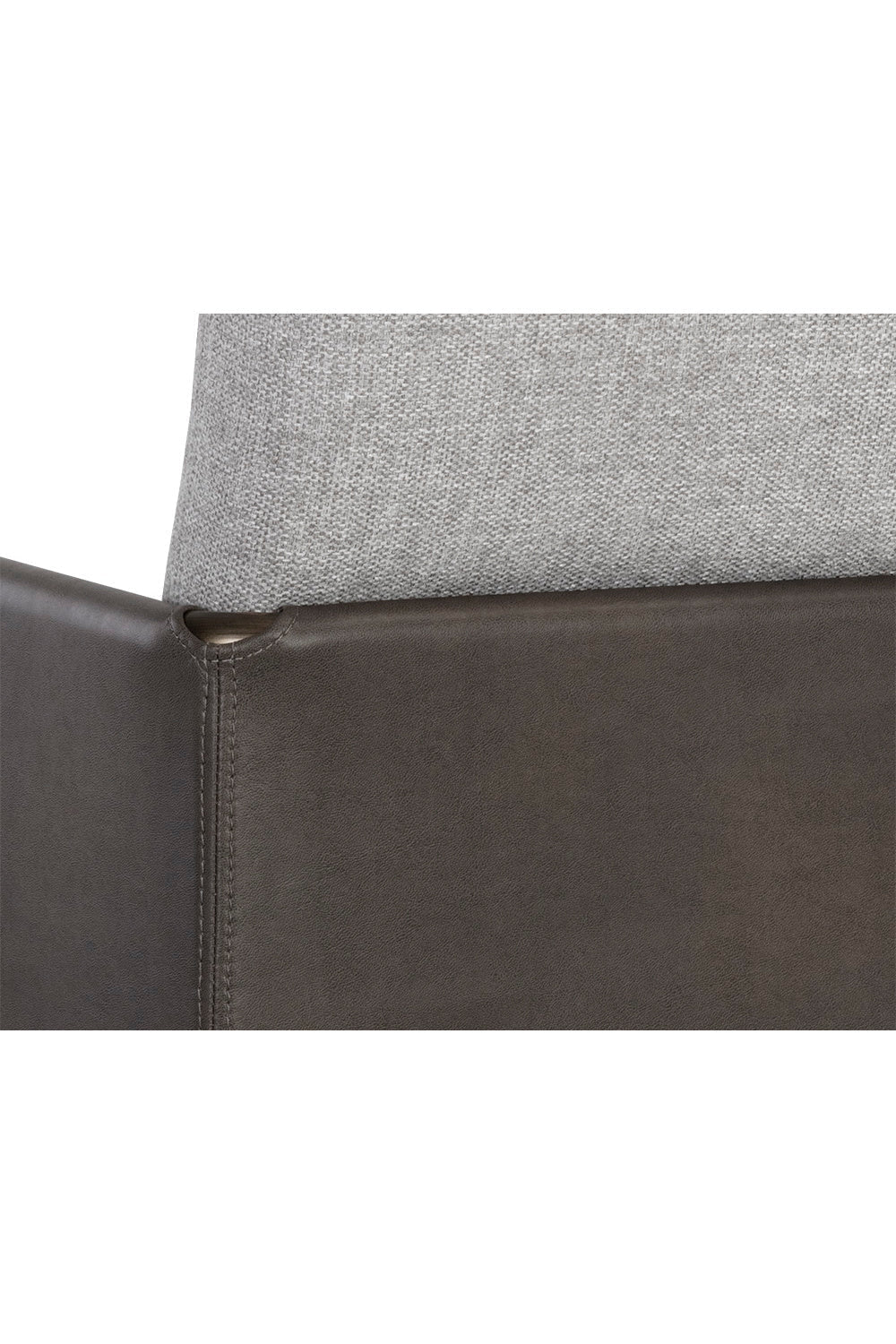 Leather Arm Gray Lounge Chair by Splendido Bellevue Accent Chair, alternate view 7