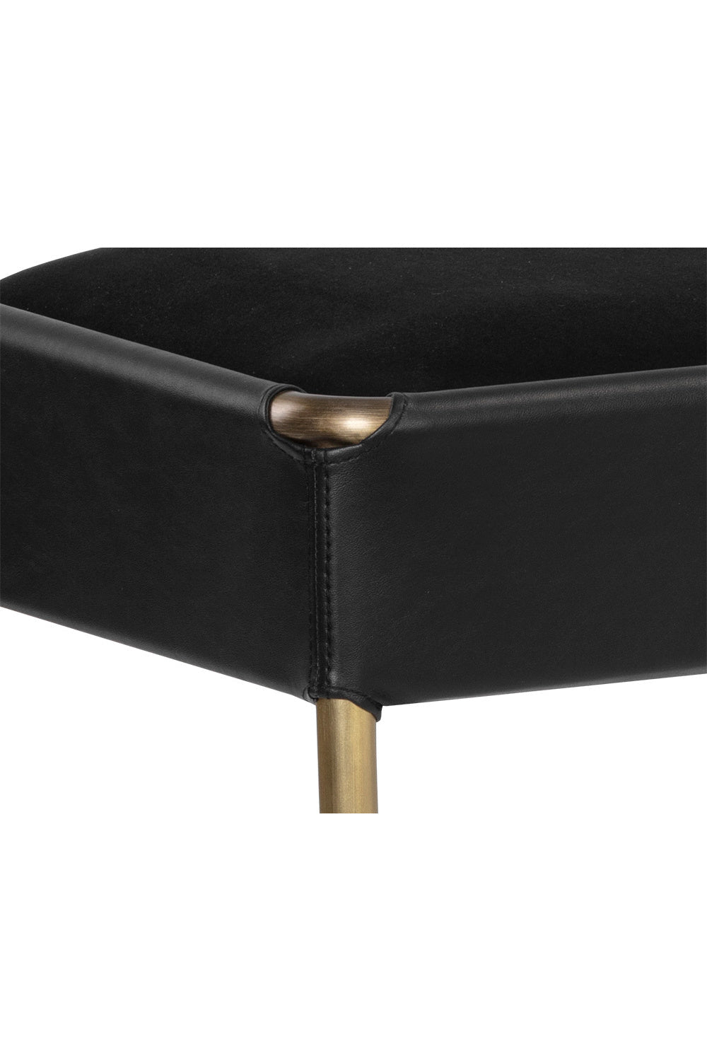 Brass Frame Modern Bench by Splendido Bellevue, alternate view 21