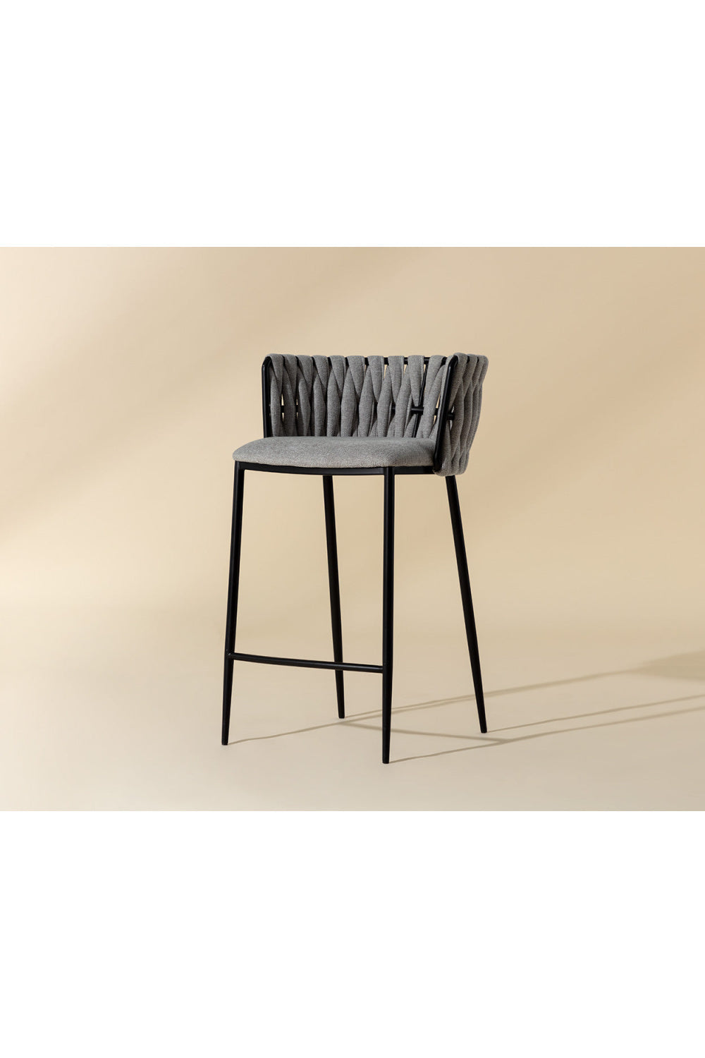 Weaved Back Counter Stool by Splendido Sarai, alternate view 10