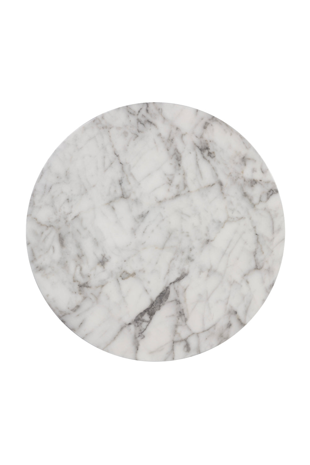 Round Marble-Look Indoor/Outdoor End Table by Splendido Goya Side Table, alternate view 4