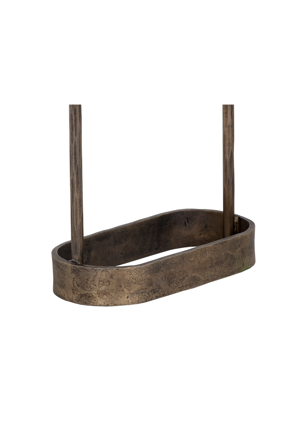 Oval White Marble End Table | Splendido Eden