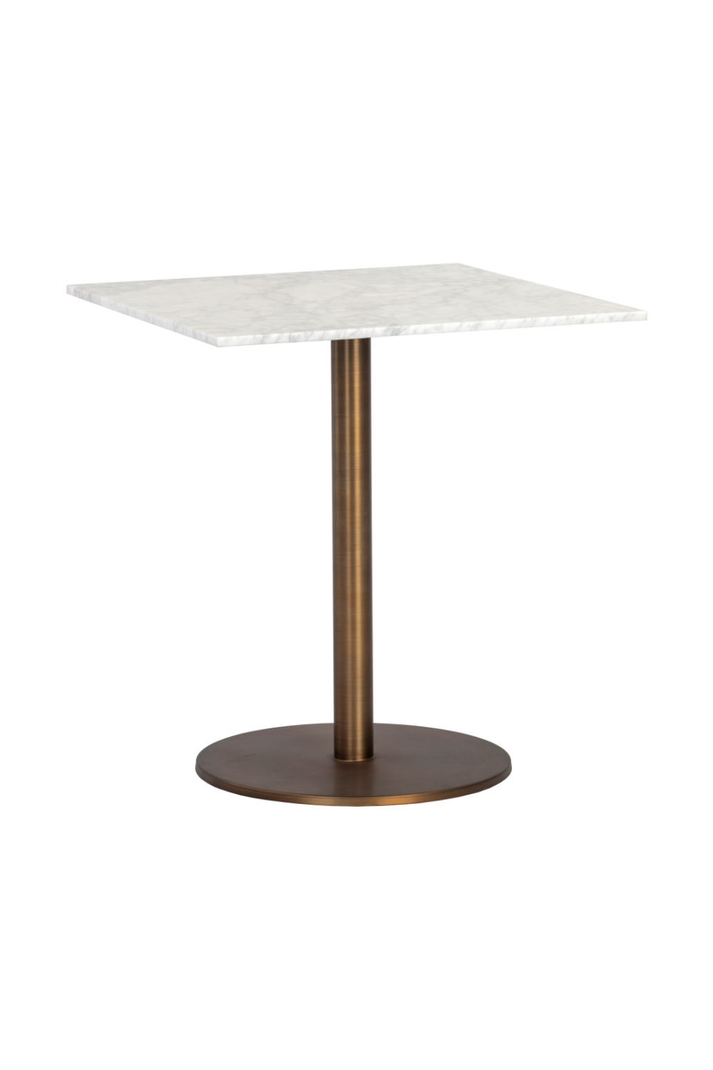 Art Deco Marble Square Bistro Table by Splendido Enco Dining Table