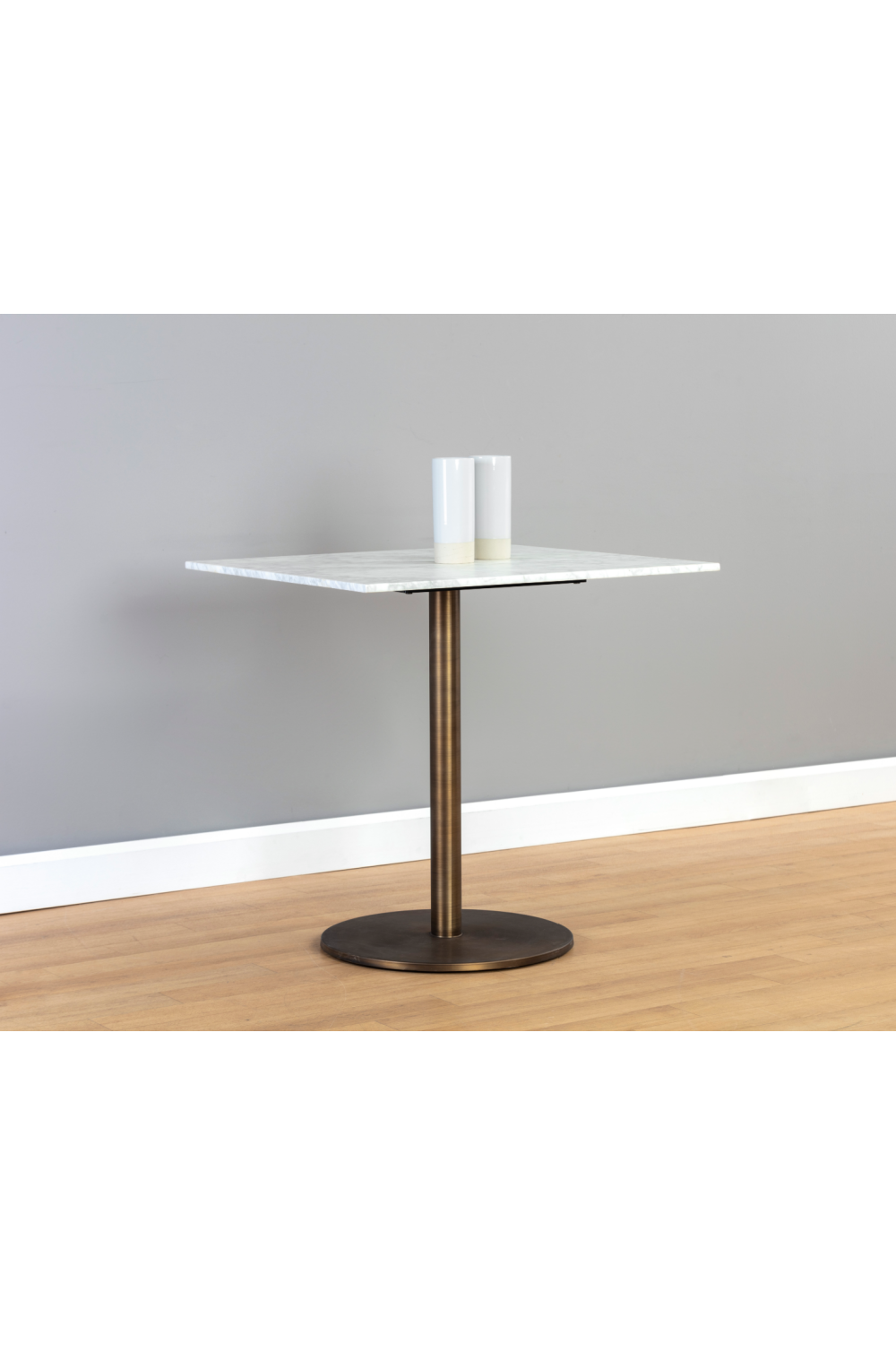 Art Deco Marble Square Bistro Table by Splendido Enco Dining Table, alternate view 12