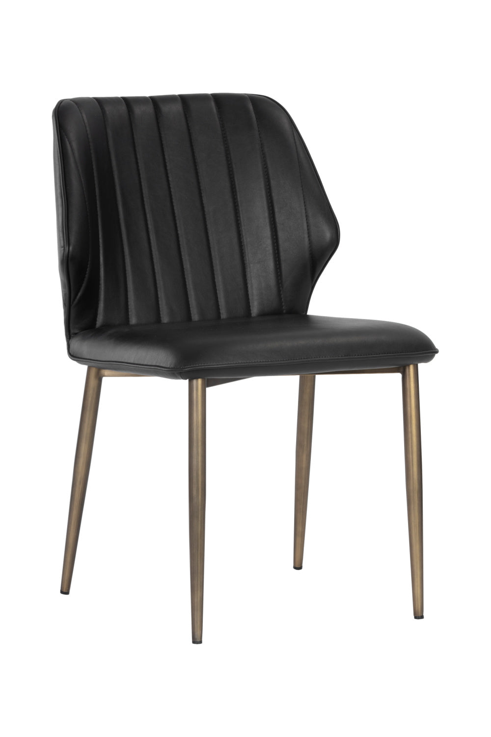 Channeled Leather Look Dining Chairs (2) by Splendido Clinton, alternate view 16