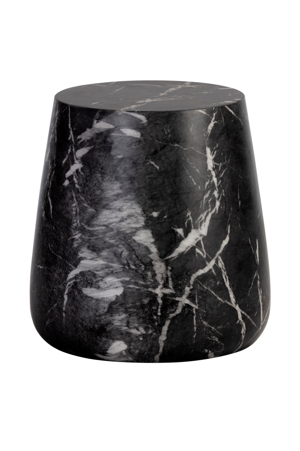 Marble Look Indoor/Outdoor Concrete End Table by Splendido Aries Outdoor Side Table, alternate view 10